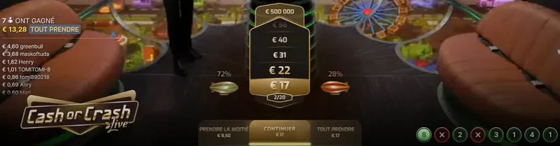 cash or crash choix