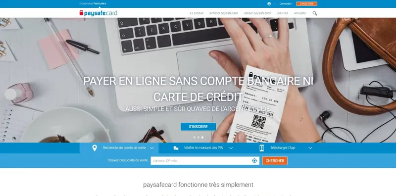 accueil paysafecard