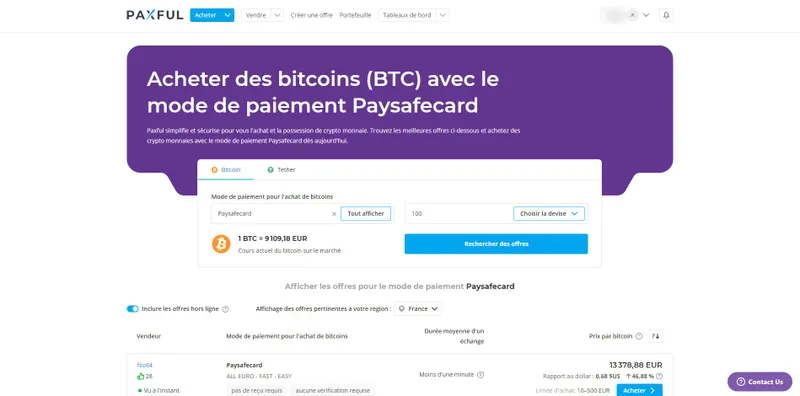 accueil paxful