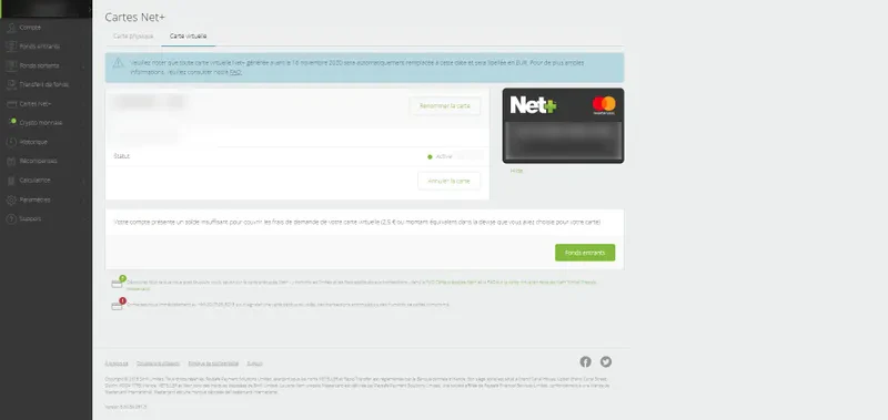 carte bleue neteller