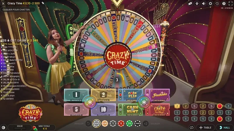 roue Crazy Time