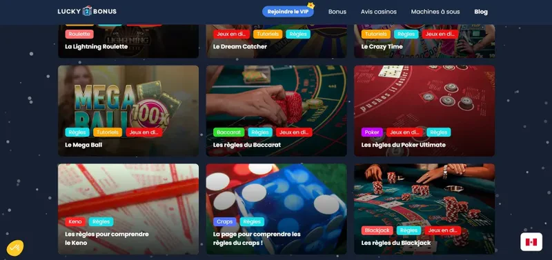 règles lucky7bonus