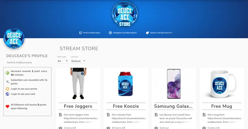deuce ace shop