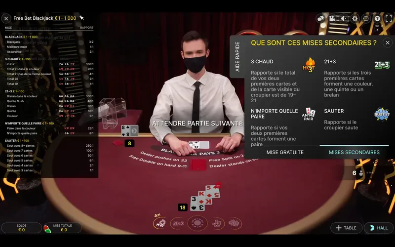 Free bet BJ 2