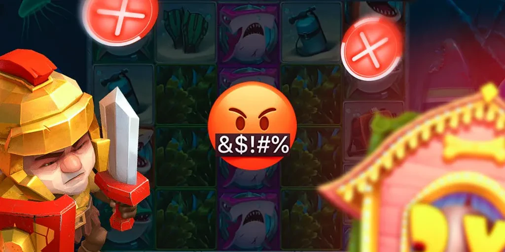 the annoying things with slot machines