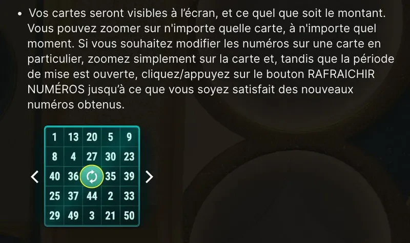 carte mega ball