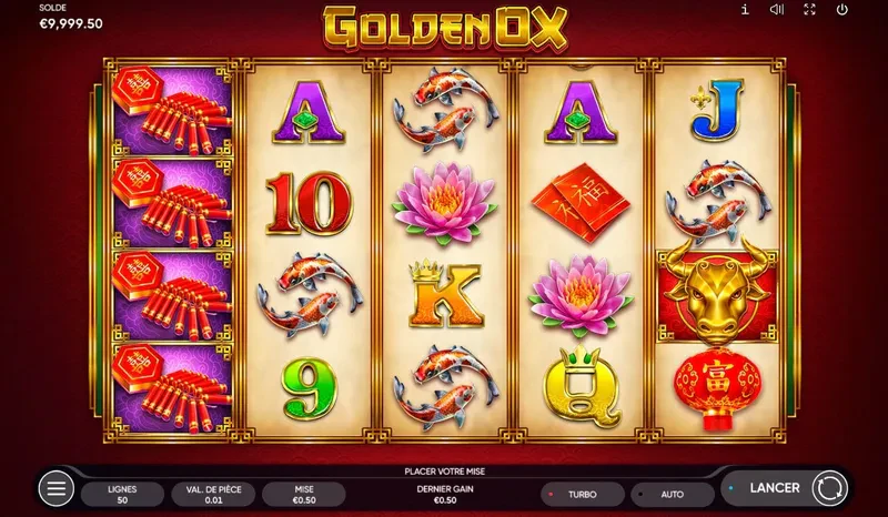 machine a sous golden ox endorphina