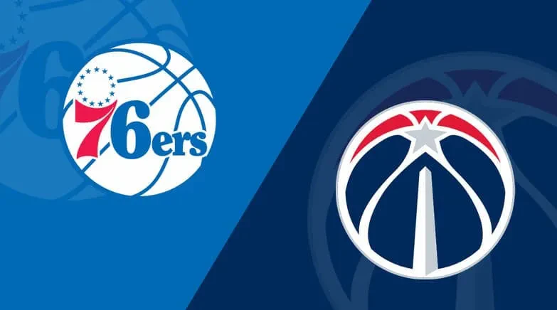 sixers vs wizzards