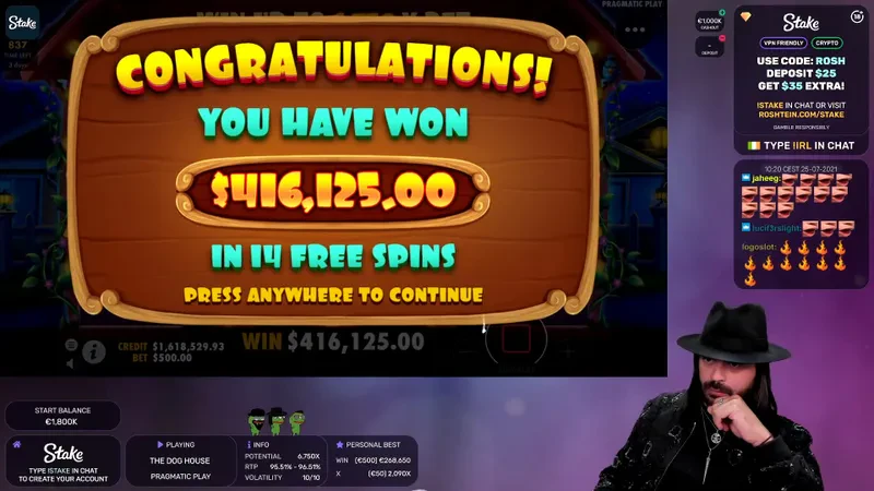 roshtein dog house gros gain