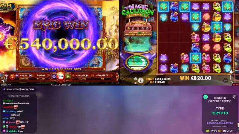 big win roshtein base game