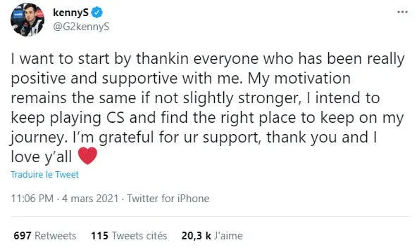 tweet kennys
