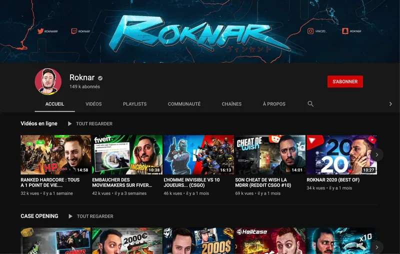 roknar youtube