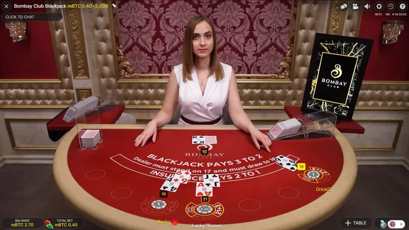 blackjack cas particulier