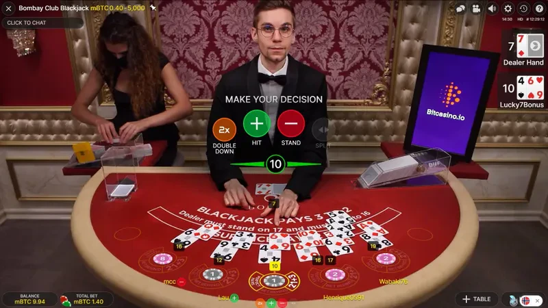 double down blackjack