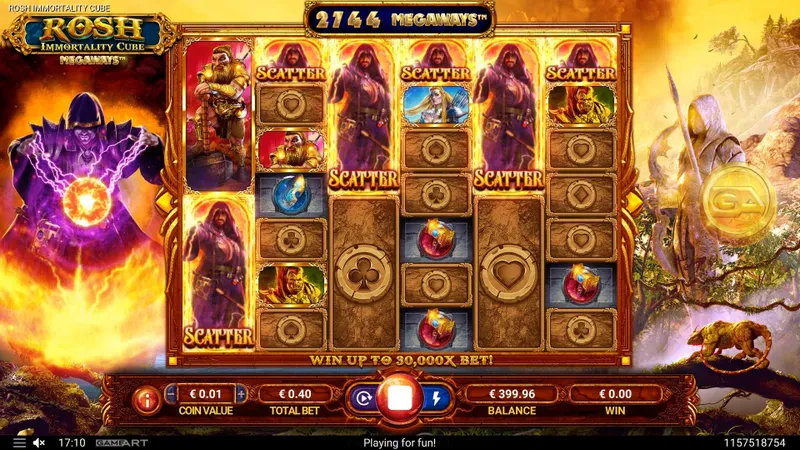 6 scatters rosh immortality cube
