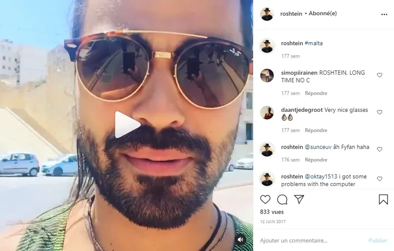 instagram roshtein malte