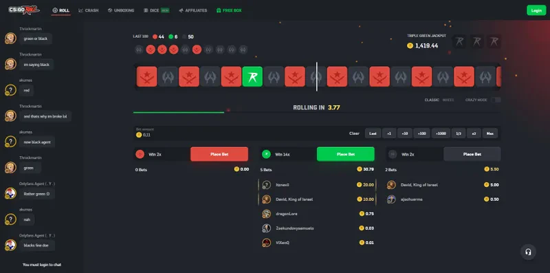 homepage csgoroll