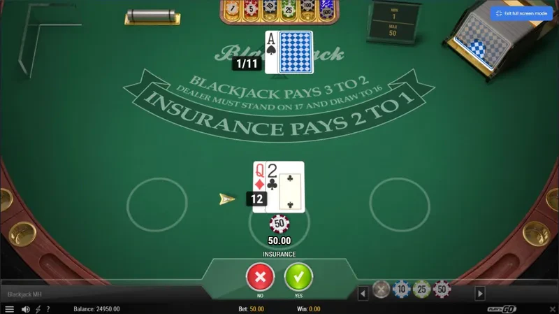 first person blackjack