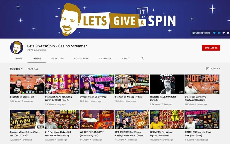 LetsGiveItASpin YouTube channel