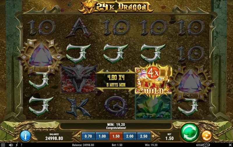 wild 24k dragon
