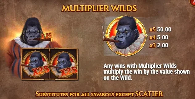 wild 3 clown monty
