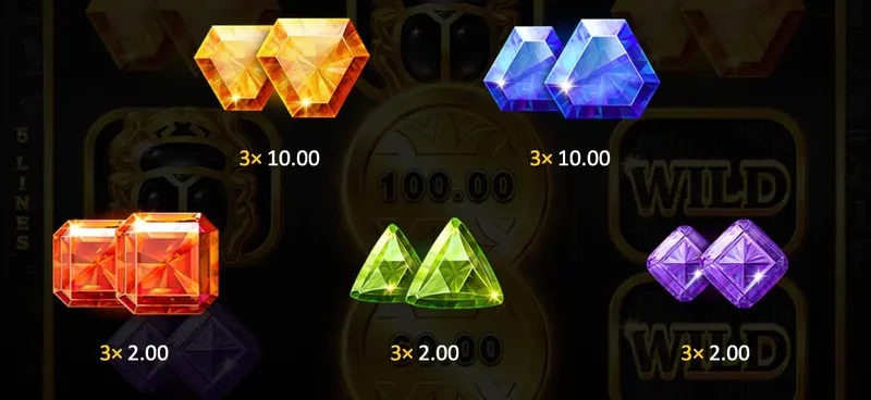 3 coins symboles non premiums