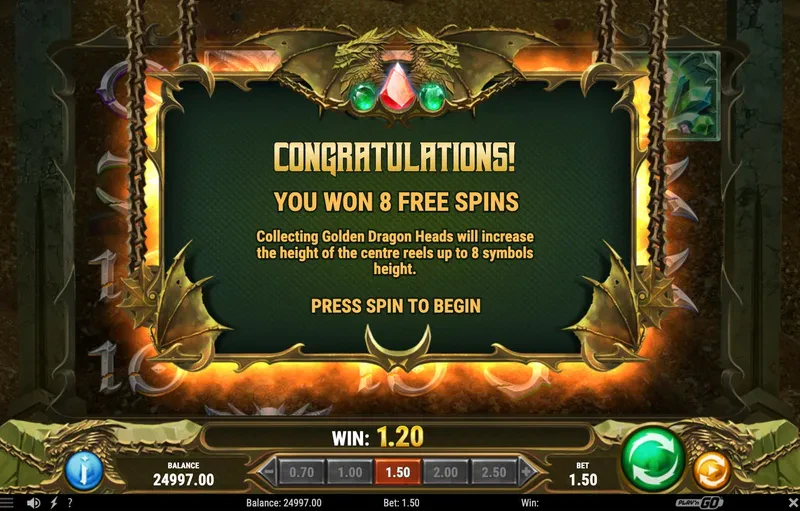 free spins 24k dragon 