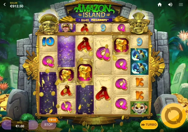 scatter amazon island megaways