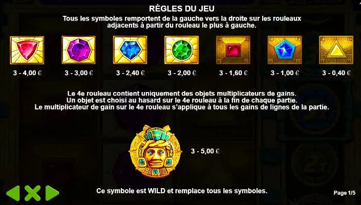 symboles aztec gems