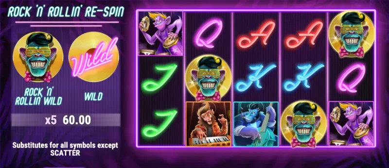 option de jeu sur Banana Rock