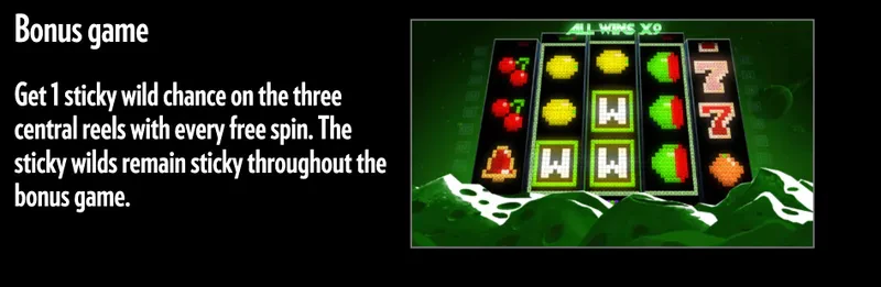 Bonus game dans Arcader