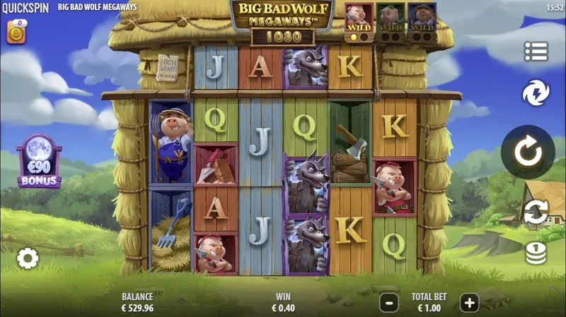big bad wolf megaways grille