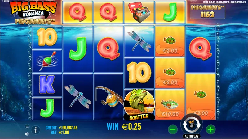 base game big bass bonanza megaways