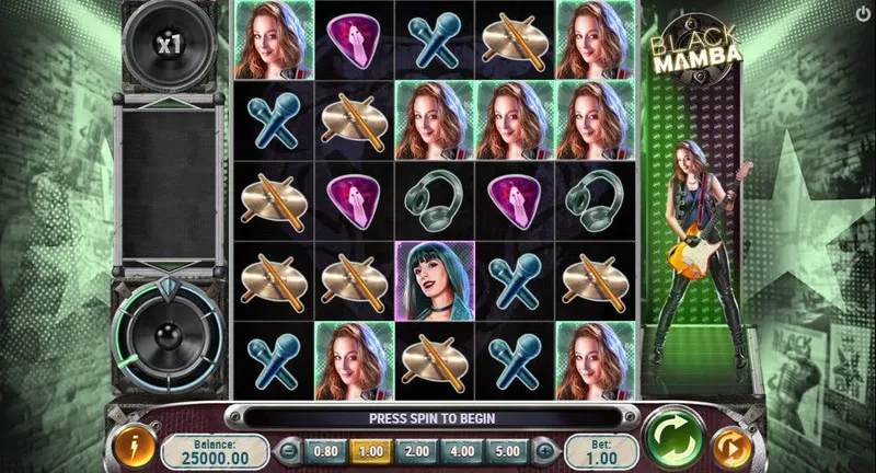 interface jeu black mamba