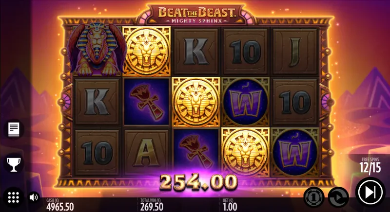 bonus beat the beast mighty sphinx