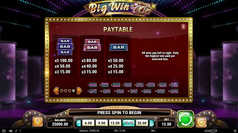 symbols big win 777
