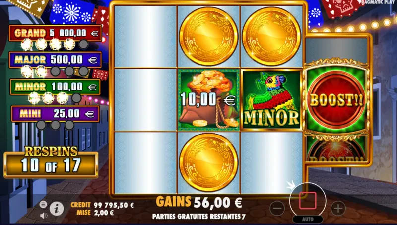 Fonctionnalité boost sur Big Juan