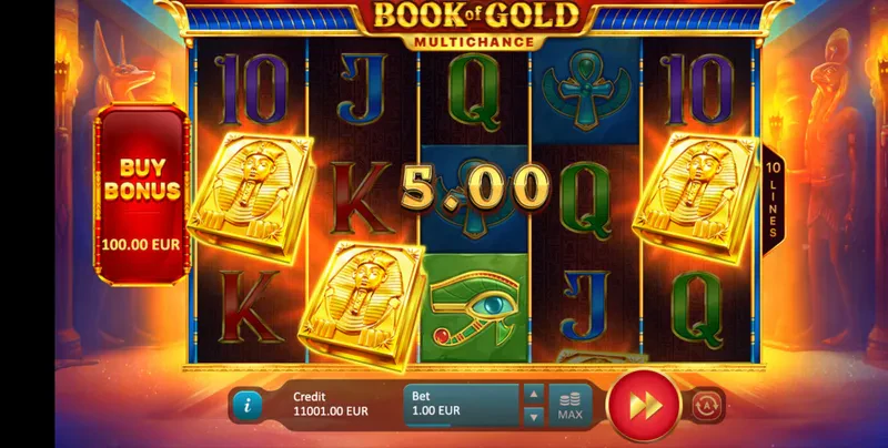 scatter book of gold multichance