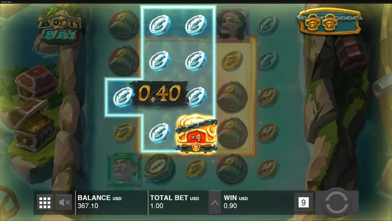 wild sticky bonus booty bay