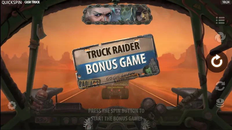 tours gratuits bonus de la slot cash truck quickspin