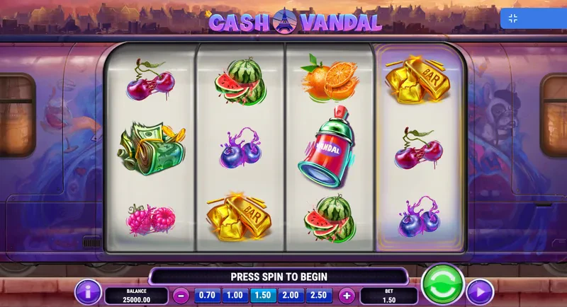 grille de départ de Cash Vandal