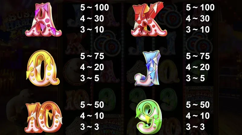Buster Hammer Carnival minor symbols