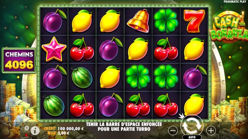 Grille de départ Cash Bonanza