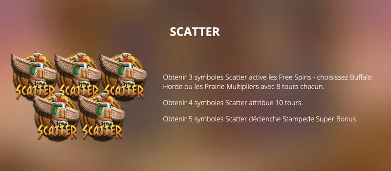 symbole scatter pour bonus