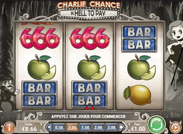 interface jeu charlie chance