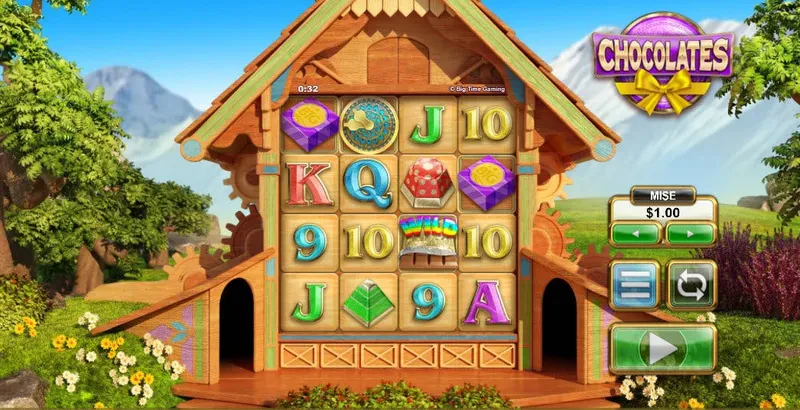 interface jeu chocolates