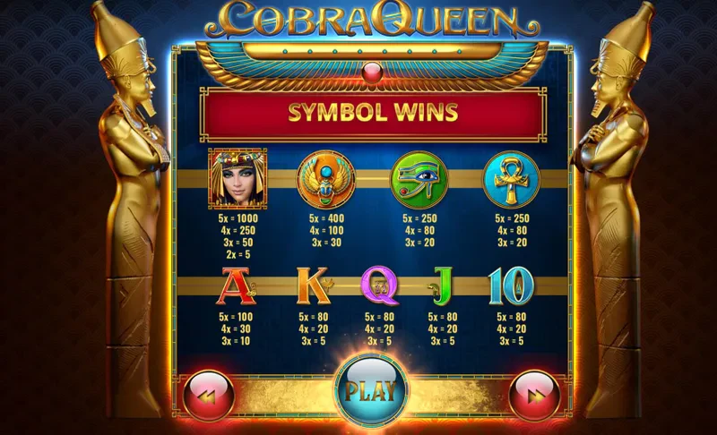 symboles sur cobra queen