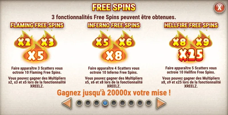 free spins