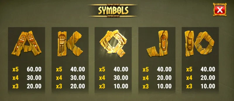 symbole wild non-premium