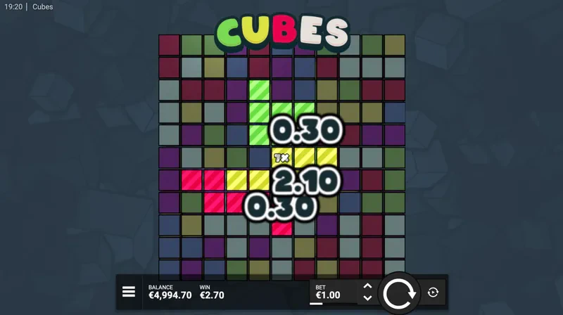 scatter cubes